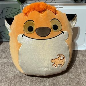 Disney Squishmallows Timon Plush - Tan and Cream
